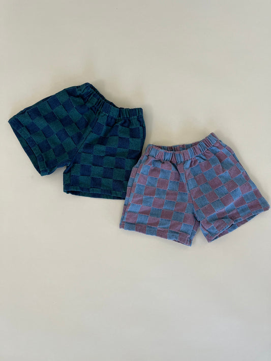 Two Tone Denim Shorts