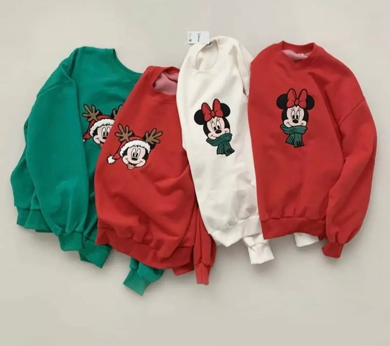 Christmas Mickey Scarf Sweatshirt *PREORDER*