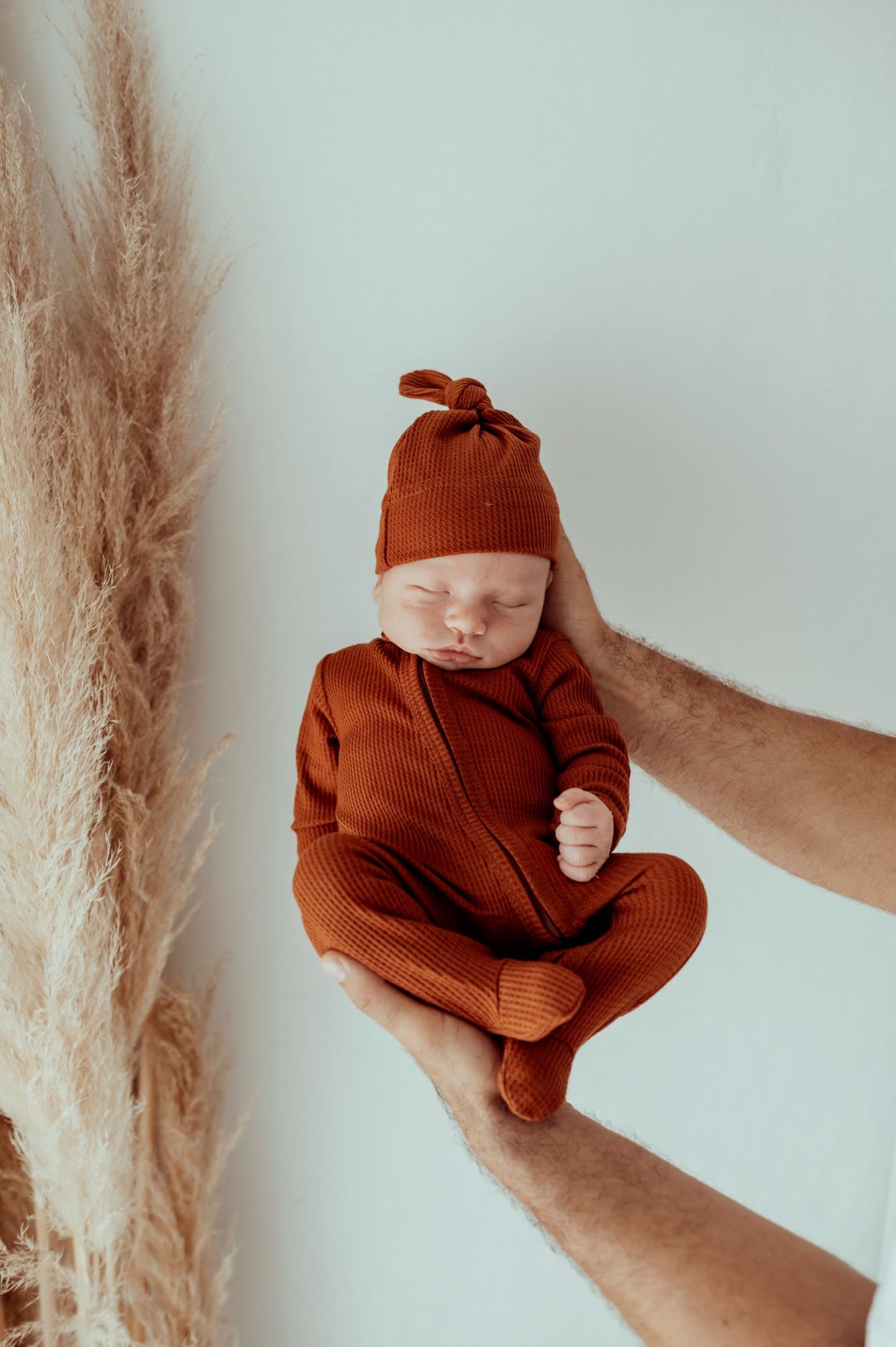 Bronze Footed Pajamas and Beanie Set