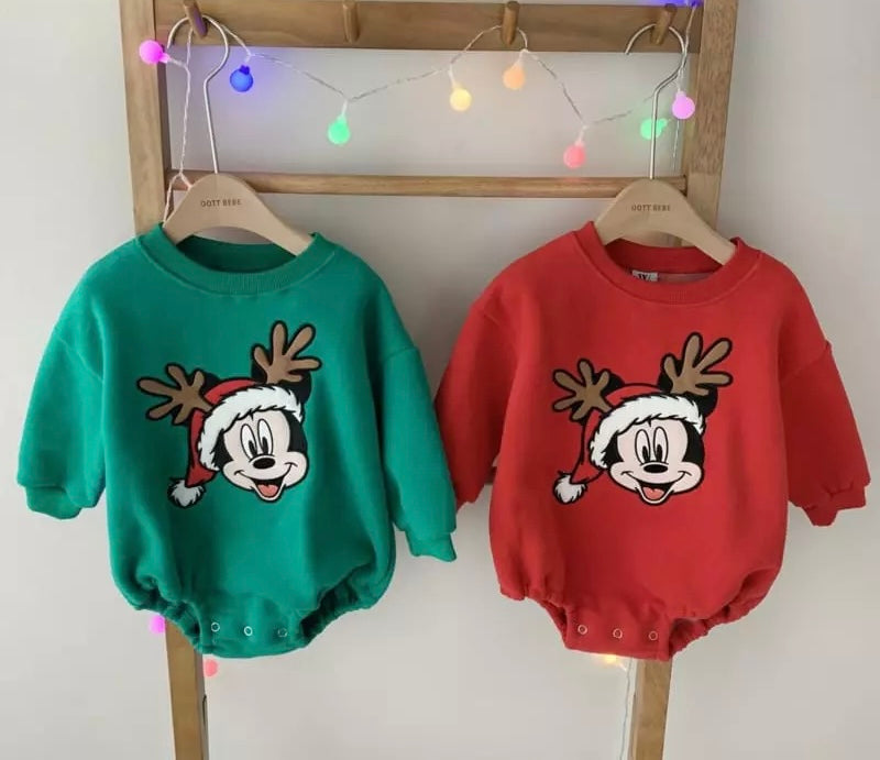 Christmas Mickey Scarf Bodysuit *PREORDER*