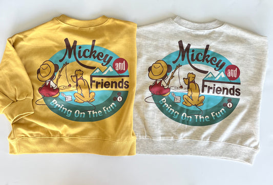 Mickey Fishing Sweatshirt