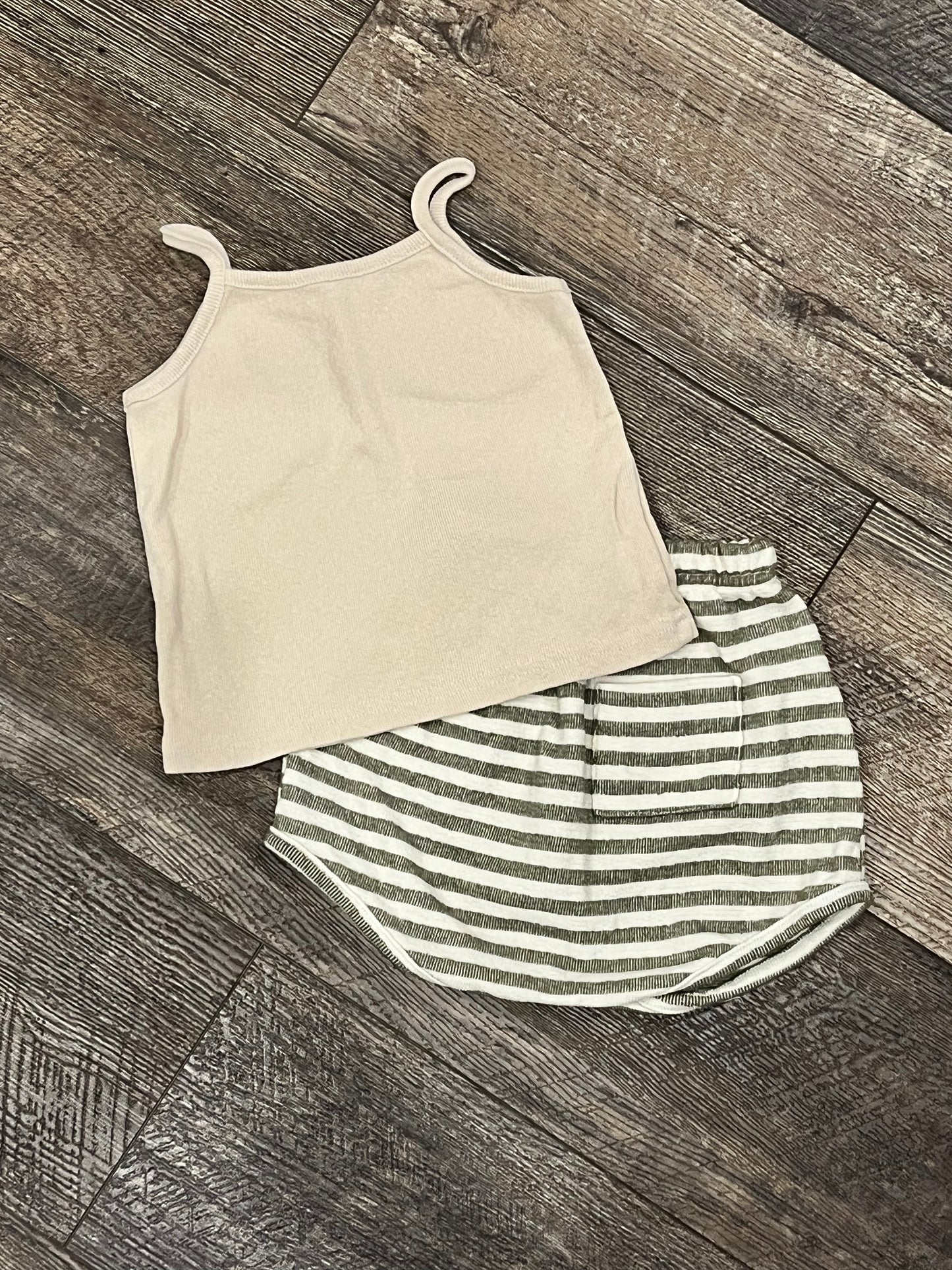 Tank Top Striped Set